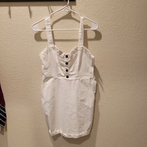 Small white denim dress
